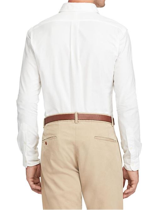 Camicia Uomo Bianca con logo ricamato POLO RALPH LAUREN | 710549084006